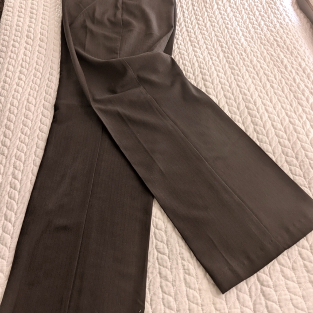 Chico's Dark Brown Herringbone Pants - Picture 2 of 3